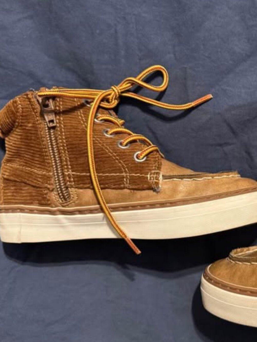 Gap boys size 12 corduroy and leather boots